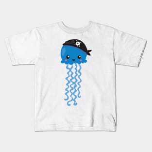 Pirate Jellyfish, Cute Jellyfish, Little Jellyfish Kids T-Shirt